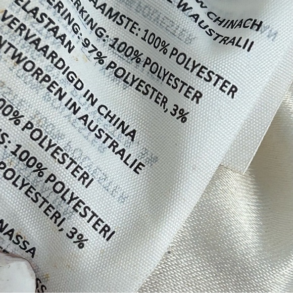 BARDOT size medium / 8 ELISE GUIPURE LACE DRESS IN IVORY white - Picture 8 of 8